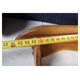 Set of 4 Vintage Wooden Wall Shelves - Various Designs