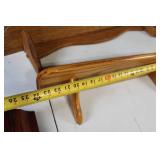 Set of 4 Vintage Wooden Wall Shelves - Various Designs