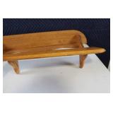 Set of 4 Vintage Wooden Wall Shelves - Various Designs