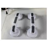 Household Essentials Bundle: Fan, Desk Lamp, Mini Ironing Board, and Suction Grab Bars