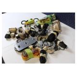 Assorted Heavy-Duty Tie-Down Straps and Pulley System