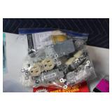Assorted Electrical and Hardware Supplies