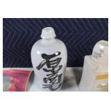 Decorative Lot with Floral Wall Hangings and Religious Cross Plaques