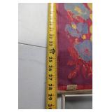 Decorative Lot with Floral Wall Hangings and Religious Cross Plaques