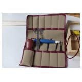 Wood Carving Tool Set and Assorted Wooden Dowels