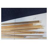 Wood Carving Tool Set and Assorted Wooden Dowels