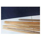Wood Carving Tool Set and Assorted Wooden Dowels