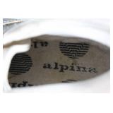 Alpina Blue and White Ski Boots Size 39