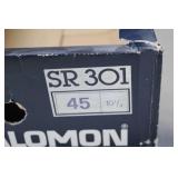 Pair of Salomon SR 301 Cross County Ski Boots Shoes Size 45