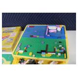 Collection of Assorted Toys and Games Including Lego Base, Lite-Brite Refill, and More