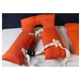 Pair Adult Orange Life Jackets