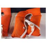 Pair Adult Orange Life Jackets