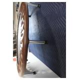 Used Fitness Mini Trampoline with Brown Cover