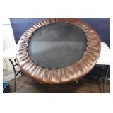 Used Fitness Mini Trampoline with Brown Cover