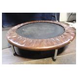 Used Fitness Mini Trampoline with Brown Cover