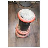 Antique Kerosene Heater with Decorative Metal Exterior