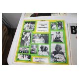 Collection of Bill Cosby Vinyl Records with Stand