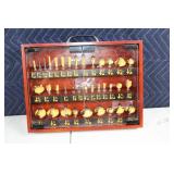 50-Piece Router Bit Set with Wooden Case