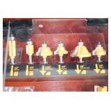 50-Piece Router Bit Set with Wooden Case