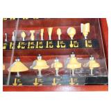 50-Piece Router Bit Set with Wooden Case