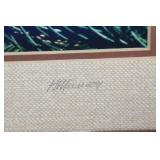 Framed Owl Photograph Signed by K. Hillberry