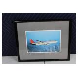Framed Northwest Airlines A320 Aviation Print