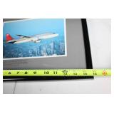 Framed Northwest Airlines A320 Aviation Print