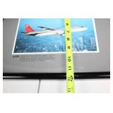 Framed Northwest Airlines A320 Aviation Print