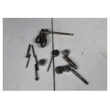 Assorted Metalworking Tap and Die Set with T-Handle Tap Wrench