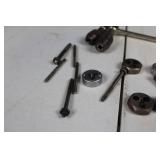 Assorted Metalworking Tap and Die Set with T-Handle Tap Wrench