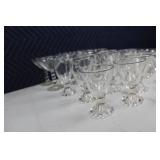 Collection of 32 Vintage Glass Cordial and Cocktail Glasses