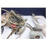Collection of Assorted Electrical Cables and Wiring Components