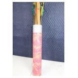 Traditional Longbow with Arrows and Quiver