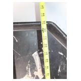 Large Black Plastic Dust Pan