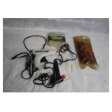 Set of 2 Glue Guns with Glue Sticks and Electric Heating Pad