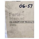 Caterpillar CS-433E, CP-433E Vibratory Compactor Parts Manual