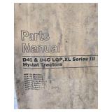 Caterpillar D4C & D4C LGP, XL Series III Hystat Tractors Parts Manual