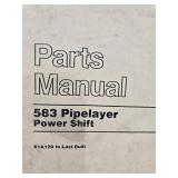Caterpillar 583 Pipelayer Power Shift Parts Manual