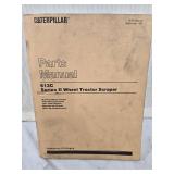 Caterpillar 613C Series II Wheel Tractor Scraper Parts Manual
