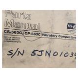 Caterpillar Parts Manual for CS-563C, CP-563C Vibratory Compactors