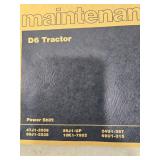 Caterpillar D6 Tractor Maintenance Manual