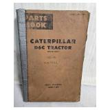 Caterpillar D6C Tractor Parts Book for models with serial numbers 10K1 and up