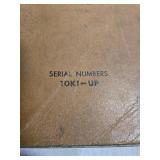 Caterpillar D6C Tractor Parts Book for models with serial numbers 10K1 and up