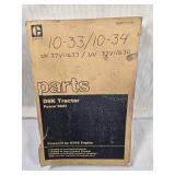 Caterpillar D8K Tractor with Power Shift, powered by a D342 engine Parts Manual