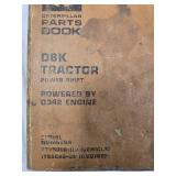 Caterpillar D8K Tractor Parts Book It includes serial numbers 77V50016-up for the vehicle and 76S8068-up for the engine
