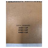 Caterpillar 153 & 163 Hydraulic Controls Parts Book including serial numbers 38G1-UP, 39G1-UP, and 44G1-UP