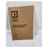 Caterpillar Parts Book for 814S, 815 & 816 Bulldozers for serial numbers 23K1-UP, 24K1-UP, and 51K1-UP
