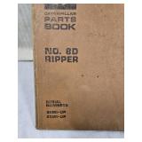 Caterpillar Parts Book No. 8D Ripper covering serial numbers 92M1-UP and 93M1-UP