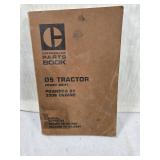 Caterpillar D5 Tractor Parts Book covers serial numbers from 95J357 to 95J420 and from 96J3588 to 96J5261