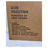 Caterpillar D3B Tractor Powered by 3204 Engine Parts Book